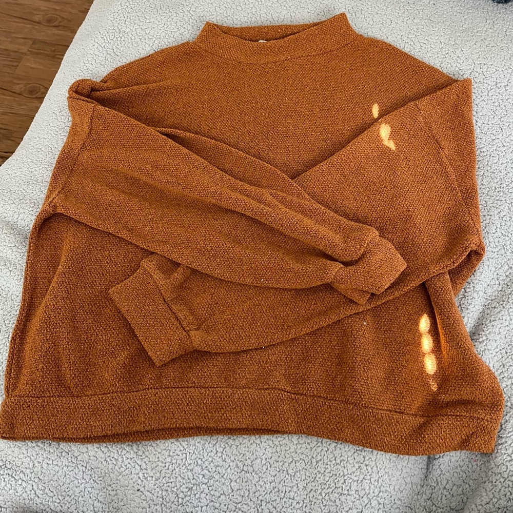 Burnt orange sweater